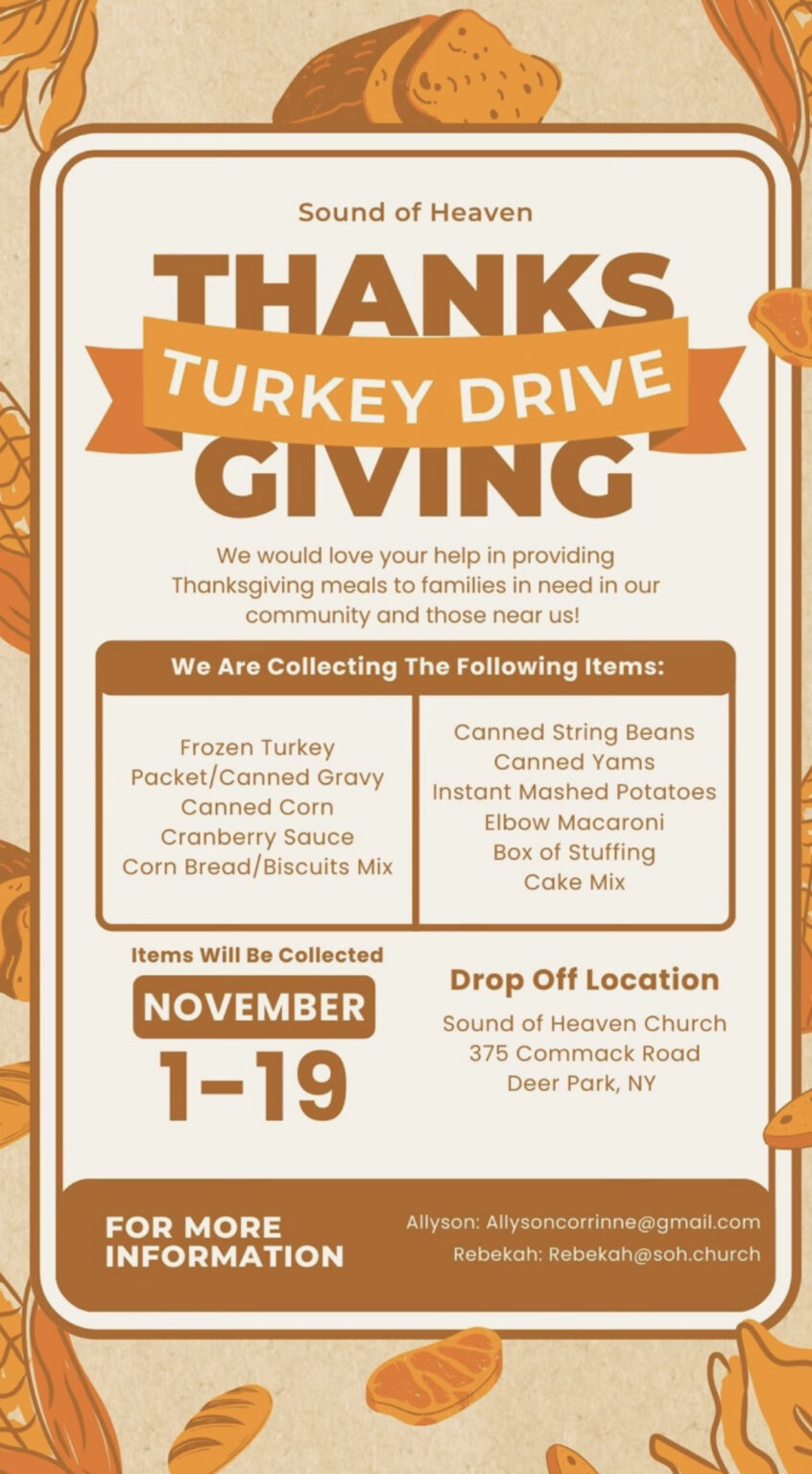 2023 Thanksgiving Turkey Drive